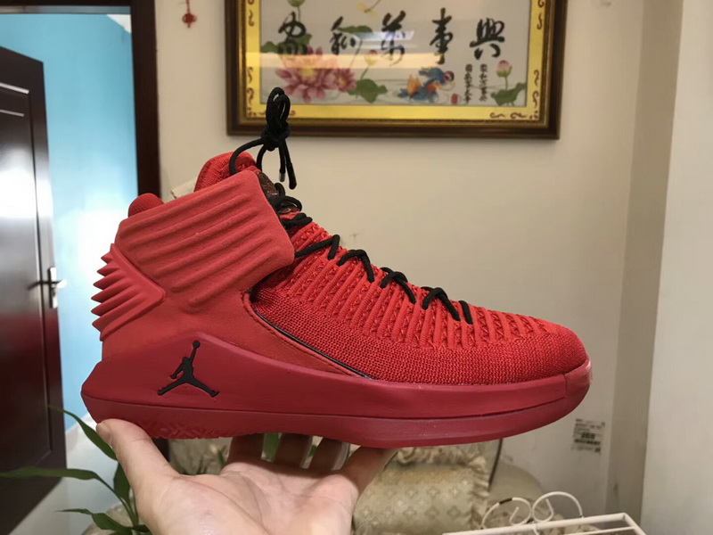 Authentic Air Jordan XXXII “Flame red” 